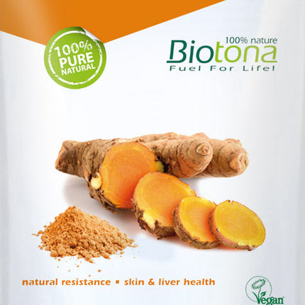 Biotona Curcuma raw powder bio 200 Gram - €9.20 - eco-winkel.nl