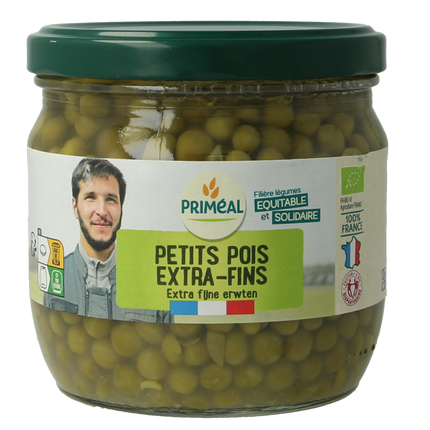 Primeal Doperwten extra fijn bio 330 Gram