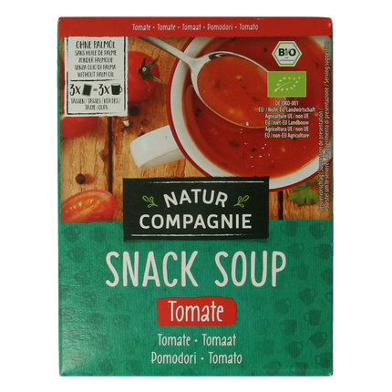 Natur Compagnie Fixe tasse instant soup tomato organic 60 grams - €2.35 - eco-winkel.nl