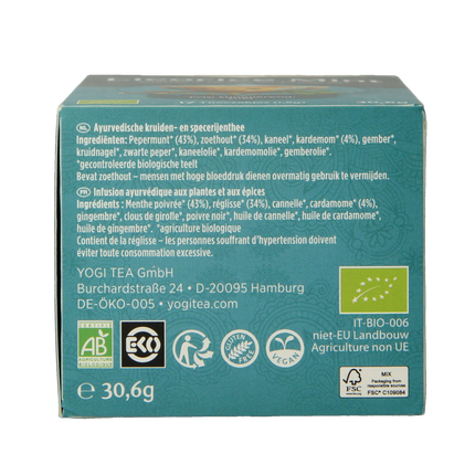 Yogi Tea Licorice mint bio 17 Zakjes