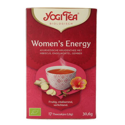Yogi Tea Women's Energy Organic 17 Bags - €2.89 - eco-winkel.nl