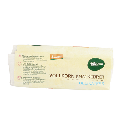 Naturata Whole Grain Rye Crispbread Demeter Organic 250 Grams - €3.07 - eco-winkel.nl