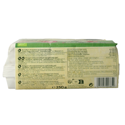 Naturata Knackebrod spelt demeter bio 250 Gram - €3.07 - eco-winkel.nl