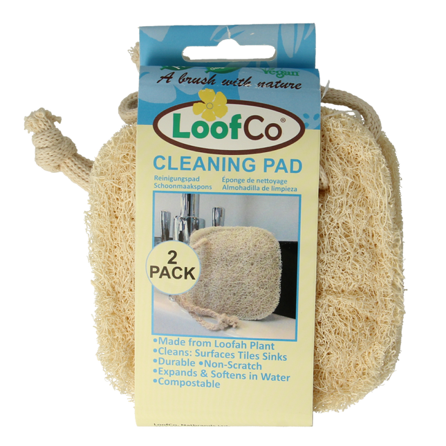 Loofco Schoonmaakspons bio 2 Stuks