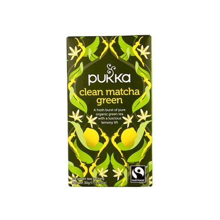 Pukka Clean matcha green bio 20 Zakjes - €4.38 - eco-winkel.nl