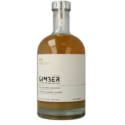 Gimber No. 1 original ginger concentrate organic 700 Milliliters - €30.19 - eco-winkel.nl