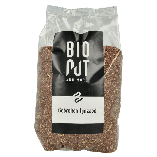 Bionut Lijnzaad gebroken bio 750 Gram - €4.18 - eco-winkel.nl