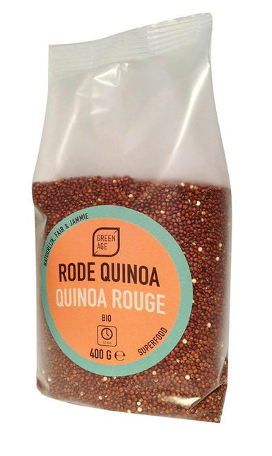 Greenage Quinoa red organic 400 grams - €3.65 - eco-winkel.nl