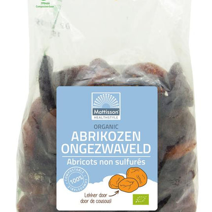 Mattisson Abrikozen ongezwaveld bio 500 Gram