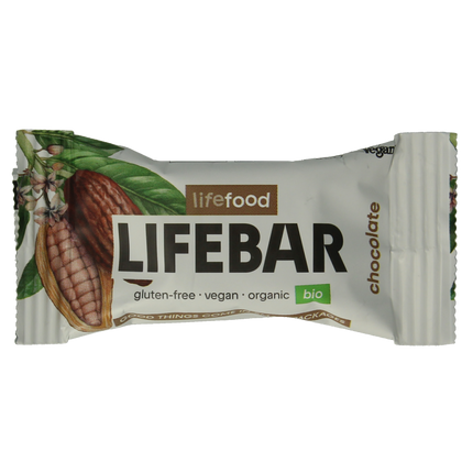 Lifefood Lifebar chocolate mini organic 25 grams - €1.00 - eco-winkel.nl