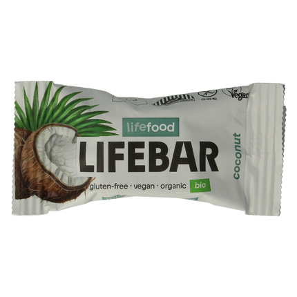 Lifefood Lifebar Coconut Mini Organic 25 Gram - €0.78 - eco-winkel.nl