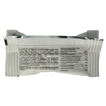 Lifefood Lifebar Coconut Mini Organic 25 Gram - €0.78 - eco-winkel.nl