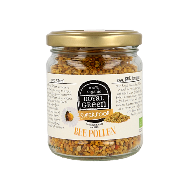 Royal Green Bee pollen bio 120 Gram - €8.22 - eco-winkel.nl
