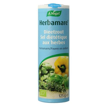 A Vogel Herbamare Diet Salt Low Sodium Organic 125 Gram - €3.68 - eco-winkel.nl