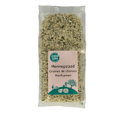 TerraSana RAW Hemp Seeds Shelled Organic 250 Grams - €5.95 - eco-winkel.nl