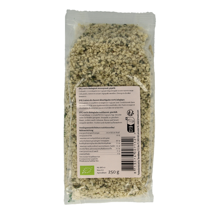 TerraSana RAW Hemp Seeds Shelled Organic 250 Grams - €5.95 - eco-winkel.nl