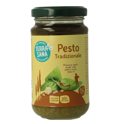 TerraSana Pesto Traditionale Bio 180 Gram - €5.48 - eco-winkel.nl