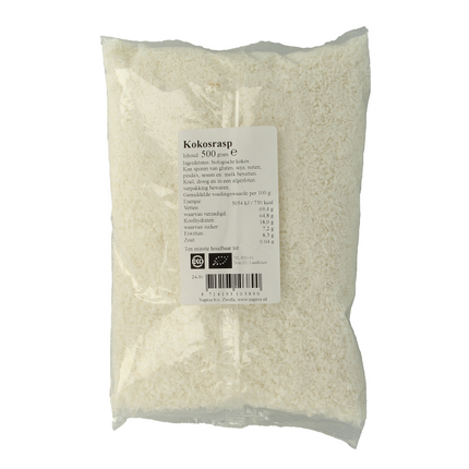 It's Amazing Kokosrasp bio 500 Gram - €4.79 - eco-winkel.nl