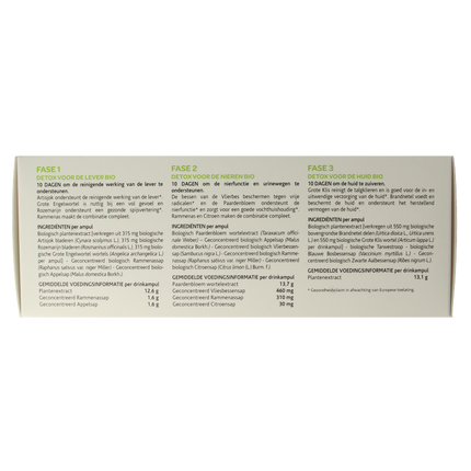 Arkofluids Bio detox 30 dagen kuur 30 Ampullen - €20.28 - eco-winkel.nl