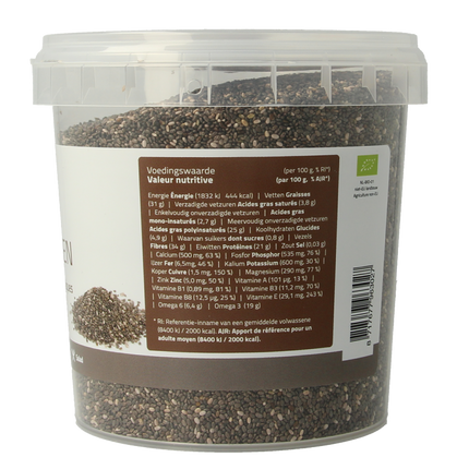 Mattisson Absolute chia seeds raw organic 500 grams - €6.59 - eco-winkel.nl
