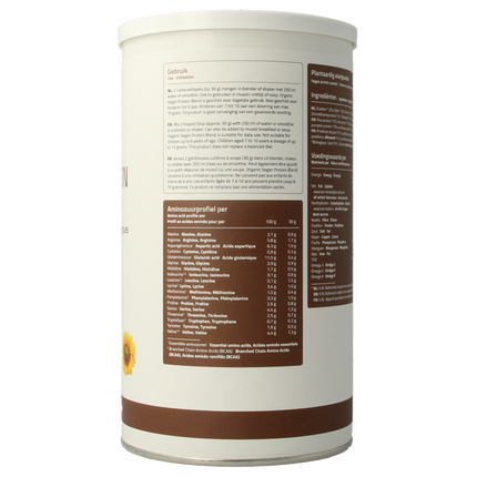 Mattisson Organic vegan protein blend 67% bio 400 Gram - €15.54 - eco-winkel.nl