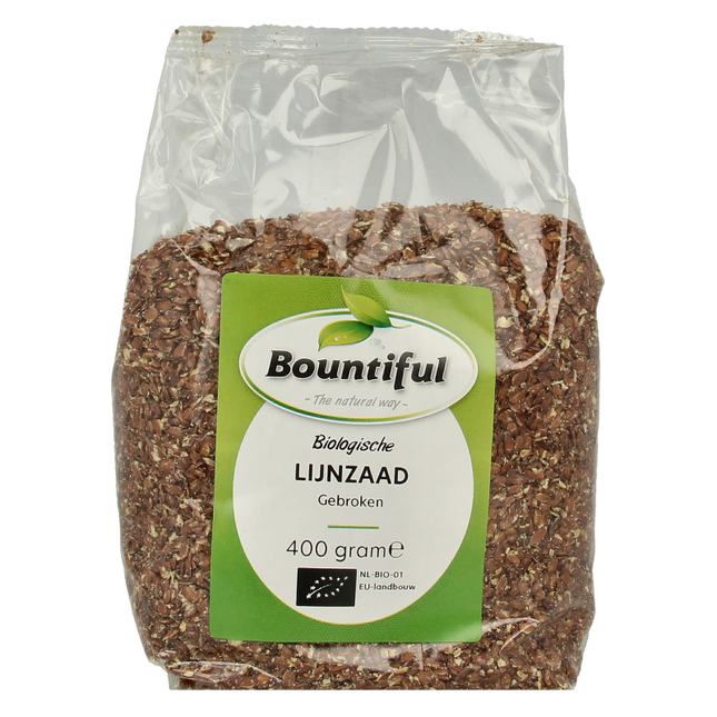 Bountiful Flaxseed Broken Organic 400 Grams - €3.49 - eco-winkel.nl