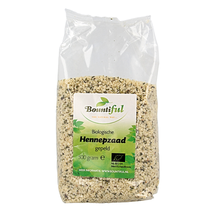 Bountiful Hemp Seed Organic 500 Grams - €8.70 - eco-winkel.nl