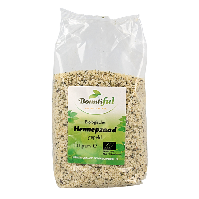 Bountiful Hemp Seed Organic 500 Grams - €8.70 - eco-winkel.nl