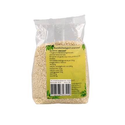 Bountiful Sesame Seeds Organic 250 grams - €3.05 - eco-winkel.nl