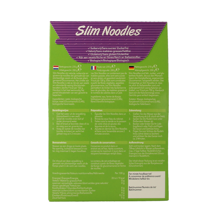 Slim Slim pasta noodles bio 270 Gram