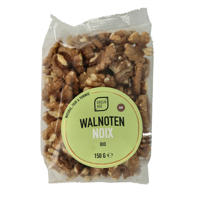 Greenage Walnoten raw bio 150 Gram - €4.09 - eco-winkel.nl