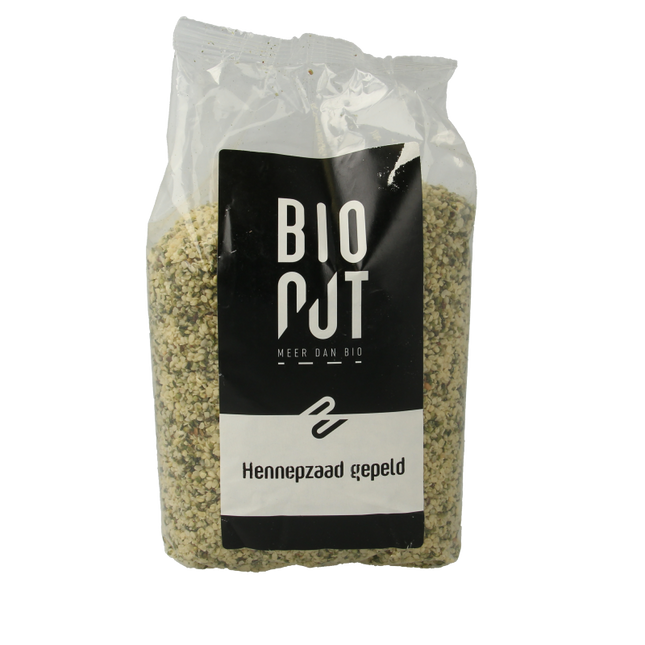 Bionut Shelled Hemp Seed Organic 500 Grams - €8.76 - eco-winkel.nl