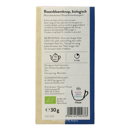Sonnentor Rozenthee los bio 30 Gram - €5.83 - eco-winkel.nl