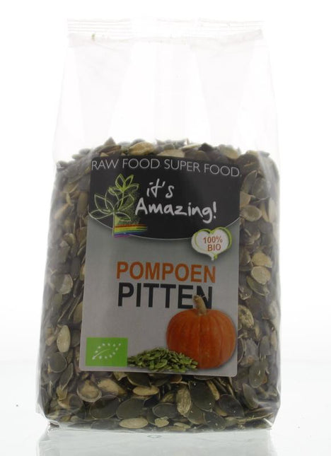 It's Amazing Pumpkin Seeds organic 500 grams - €5.95 - eco-winkel.nl