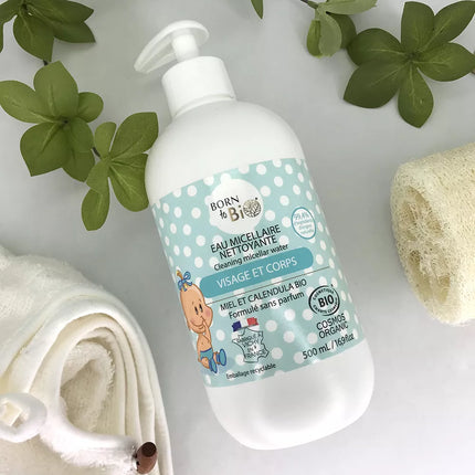 Baby Micellar Cleansing Water 500mL - Certified organic - €5.99 - eco-winkel.nl