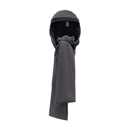 Grey Scarf-Hat