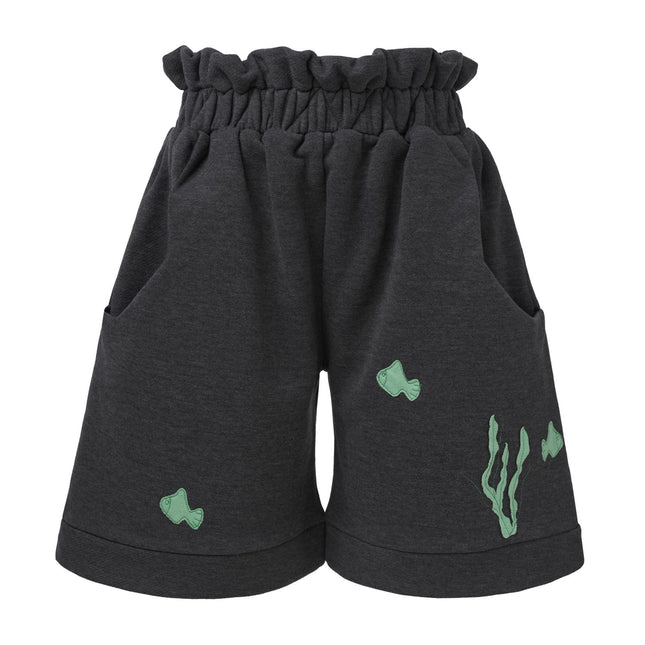Culottes Shorts with Marine Application - €40.95 - eco-winkel.nl