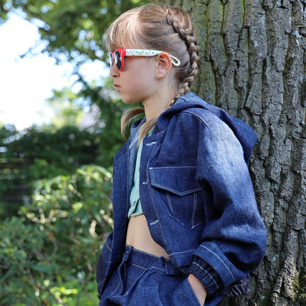 Boys and Girls Denim Jacket with Hood - €295.95 - eco-winkel.nl