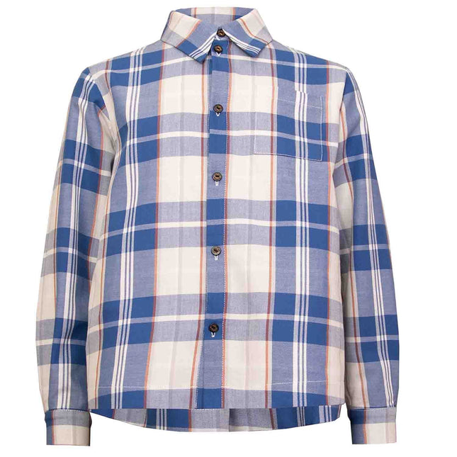 Kids Blue Plaid Shirt - €60.95 - eco-winkel.nl