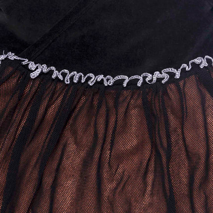 Baby Girl Velvet Dress in Black with Tulle - €150.95 - eco-winkel.nl