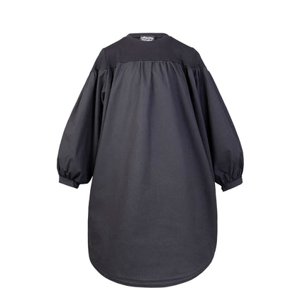 Girls Cotton Black Shirt Dress - €180.95 - eco-winkel.nl