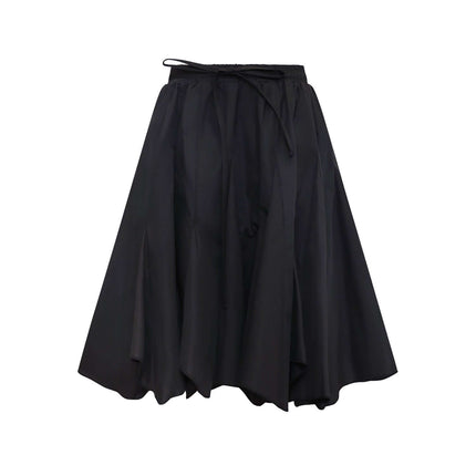 Zero Waste Black Flare Skirt - €150.95 - eco-winkel.nl