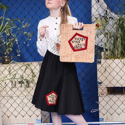 Black Circle Skirt - €125.95 - eco-winkel.nl