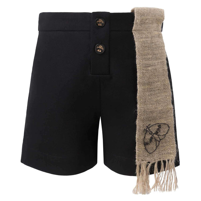Black Shorts with Hemp Sash - €125.95 - eco-winkel.nl