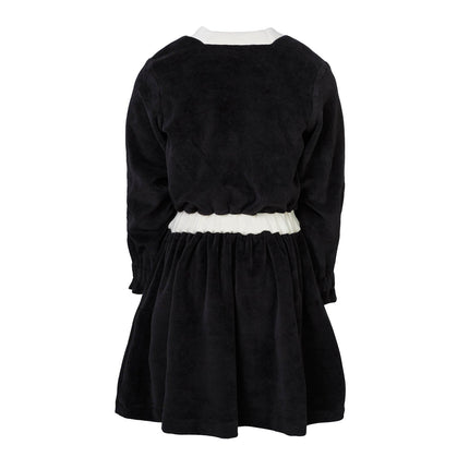 Black Velvet Dress for Girls - €120.95 - eco-winkel.nl