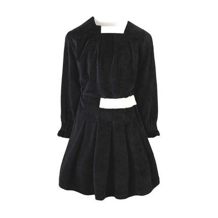 Black Velvet Dress for Girls - €120.95 - eco-winkel.nl