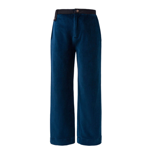 PRELOVED Blue Velvet Weekend Pants, 16 years - €18.95 - eco-winkel.nl