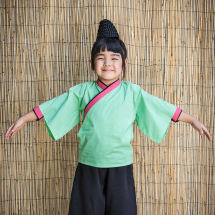 Kids' Kimono Shirt in Mint - €75.95 - eco-winkel.nl