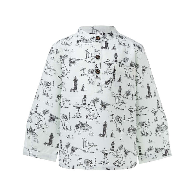 Baby Shirt with Vintage Print - €45.95 - eco-winkel.nl