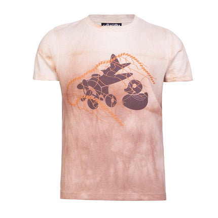 Artisanal T-Shirt Naturally Dyed with Organic Red Onion - €35.95 - eco-winkel.nl